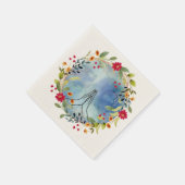 Biddende handen aquarel servet (Hoek)