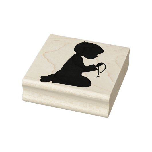 Biddende Jongen Rubberstempel (Stempel)