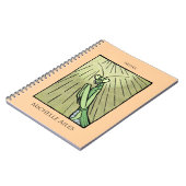 Biddende Mantis Unieke Aangepaste Titel en Naam Notitieboek (Linkerzijde)