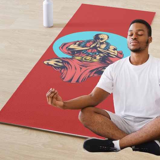 Biddende monnik yogamat