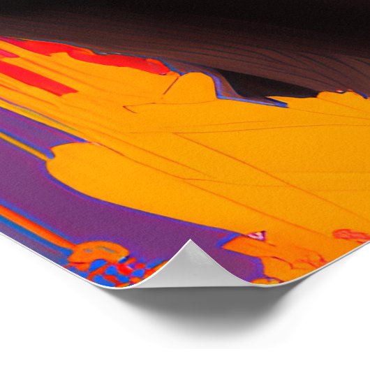 Biddende Otter Kunst Poster - Aanpasbare Print (Hoek)