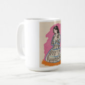 Biddende Vrouw Koffiemok (Voorkant links)