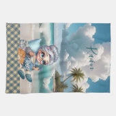 Biddie Buddies Brand "Rain" Theedoek (Horizontaal)