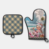 Biddie Buddies Brand - Webby's Ovenwant & Pannenlap Set (Voorkant)