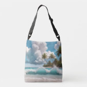 Biddie Buddies Merk Cross Body Strandtas en Tas (Achterkant)