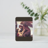 Biddkaart voor de Stervende Visitekaartje (Staand voorkant)