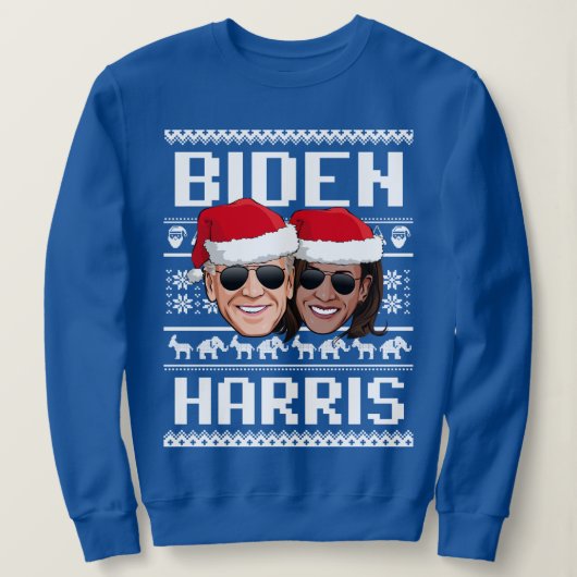 BIDEH HARRIS UGLY CHRISTMAS SWEATER (Design voorkant)