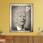 Biden 0 Cent Meme Canvas Art Afdruk (Insitu (Woonkamer))