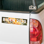Biden 2020 Aarde staat op het stembiljet Bumpersticker (Op Truck)