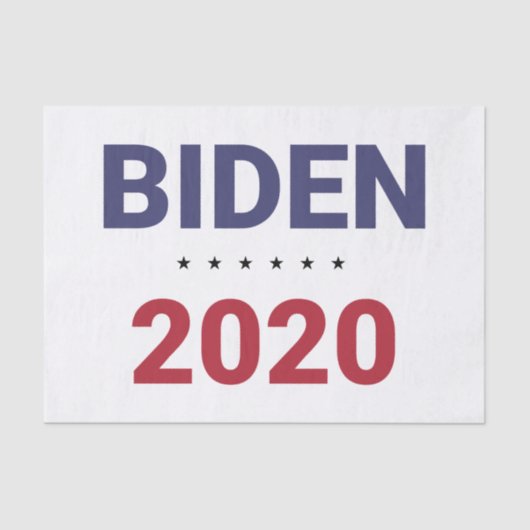 Biden 2020 (Amerikaanse verkiezingen) Tissuepapier (Voorkant)