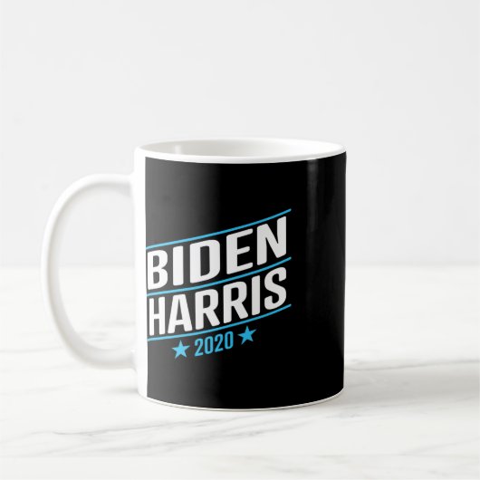 Biden 2020 en Kamala Harris op de One Ticket 2 Koffiemok (Links)