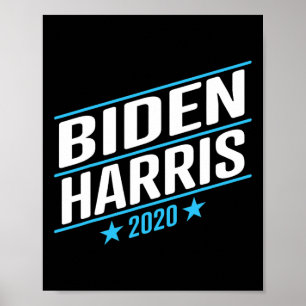 Biden 2020 en Kamala Harris op de One Ticket 2 Poster