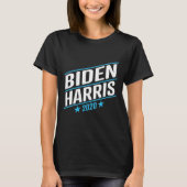 Biden 2020 en Kamala Harris op de One Ticket 2 T-shirt (Voorkant)