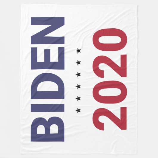 Biden 2020 fleece deken (Voorkant)
