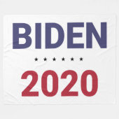 Biden 2020 fleece deken (Voorkant (Horizontaal))