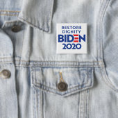 BIDEN 2020 - Herstelwaardigheid Vierkante Button 5,1 Cm (In situ)