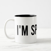 Biden 2020, ik spreek Kamal Harris Quote Tweekleurige Koffiemok (Links)