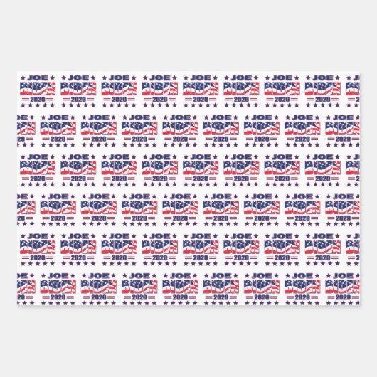 Biden 2020 - Joe Biden voor President Inpakpapier Vel (Voorkant)