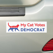 Biden 2020 - Mijn Kat-kiezers-democraat Bumpersticker (Op auto)
