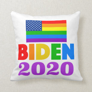 Biden 2020 Rainbow Gay Pride Kussen