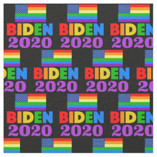 Biden 2020 Rainbow Gay Pride Stof