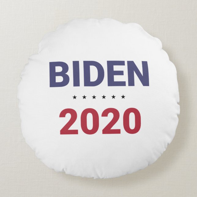 Biden 2020 (VS Verkiezingen) Rond Kussen (Voorkant)