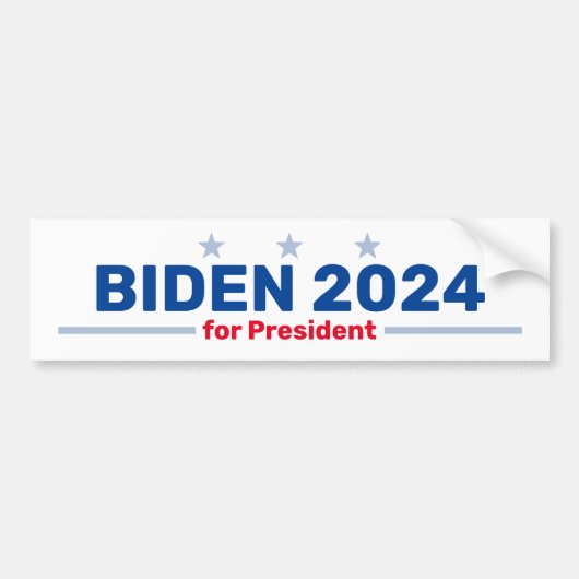 Biden 2024 bumpersticker (Voorkant)