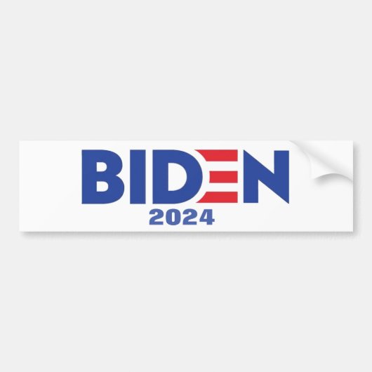 BIDEN 2024 BUMPERSTICKER (Voorkant)
