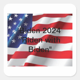 Biden 2024 "Rijden met Biden" Stickers