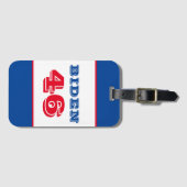 Biden 46 Collegiale Stijl Bagagelabel (Voorkant (horizontaal))