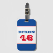 Biden 46 Collegiate Style Bagagelabel (Voorkant (verticaal))