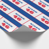 Biden 46 Collegiate Style Cadeaupapier (Hoek)