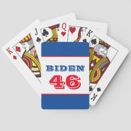 Biden 46 Collegiate Style Pokerkaarten