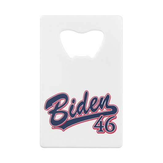 Biden-46 Creditkaart Flessenopener (Achterkant)