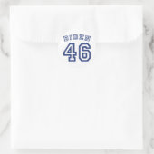 BIDEN 46 RONDE STICKER (Tas)