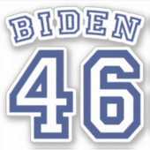 BIDEN 46 STICKER (Voorkant)