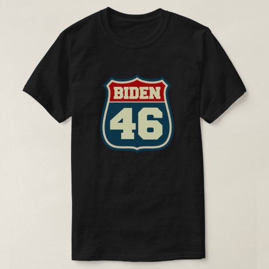 Biden 46 - Verkozen publiek Joe Biden 46th T-shirt (Design voorkant)