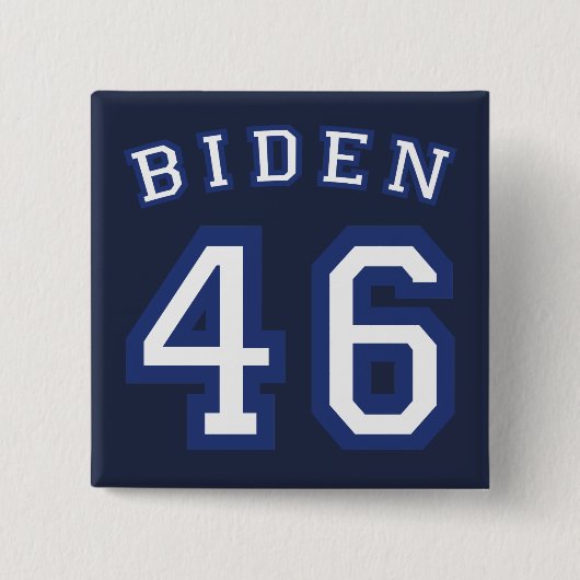 BIDEN 46 VIERKANTE BUTTON 5,1 CM (Voorkant)