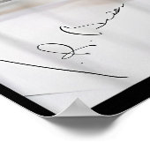 Biden Autopen Handtekening Grappig Poster (Hoek)