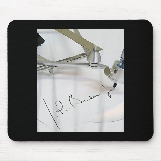 Biden Autopen Signature Funny  Muismat (Voorkant)