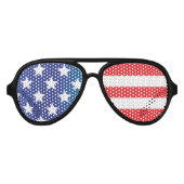 Biden Aviator Party Zonnebril (Voorkant)