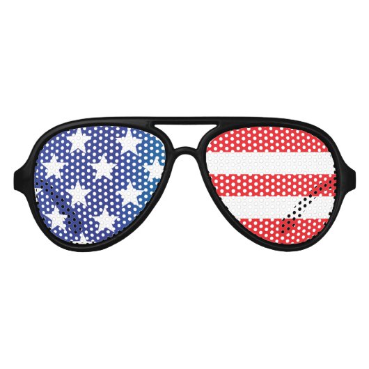 Biden Aviator Party Zonnebril (Voorkant)