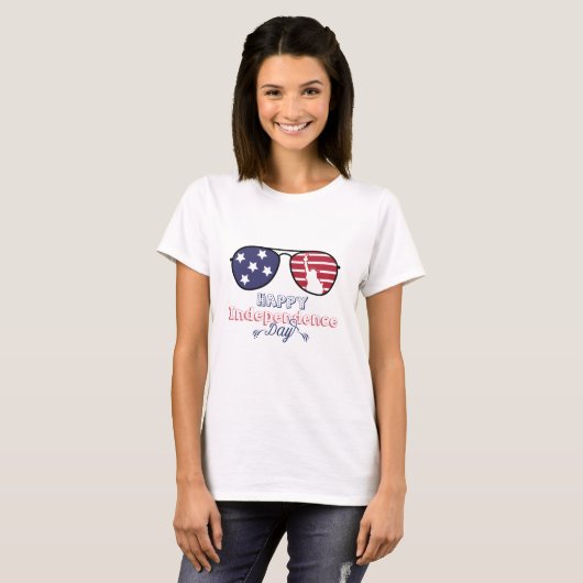 Biden Aviators Independence Day T-shirt (Voorkant volledig)