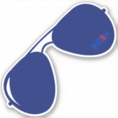 Biden Aviators Sticker (Voorkant)