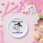 Biden Bike Bicycle Het land runnen is als van de g Papieren Bordje (Feest)