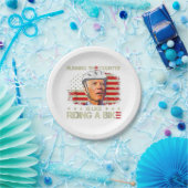 Biden Bike-fiets die het land runnen is net een ri Papieren Bordje (Feest)