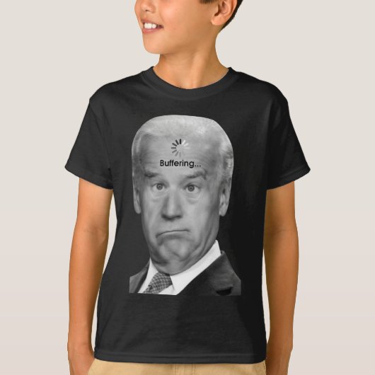 Biden Buffering Sarcastisch President Joe Geschenk T-shirt (Voorkant)