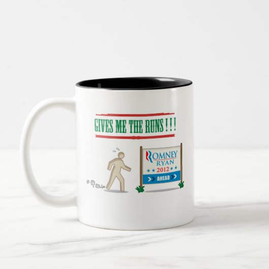 Biden Burrito-Mok in kleur Tweekleurige Koffiemok (Links)