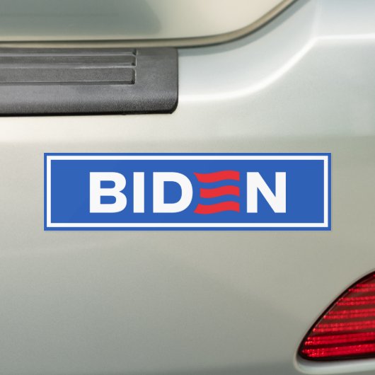 Biden-campagne Bumpersticker (Op auto)