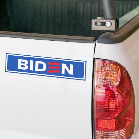 Biden-campagne Bumpersticker (Op Truck)